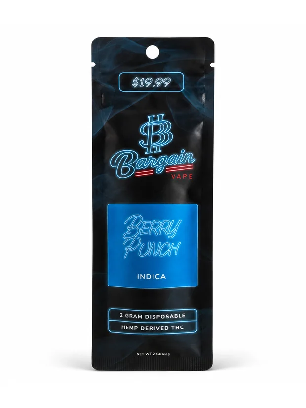 Berry Punch Indica sleeve, front
