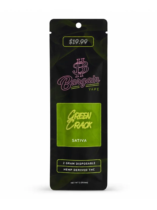 Green Crack Sativa sleeve, front