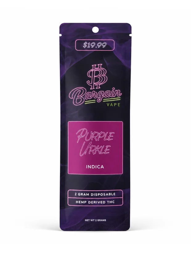 Purple Urkle Indica sleeve, front